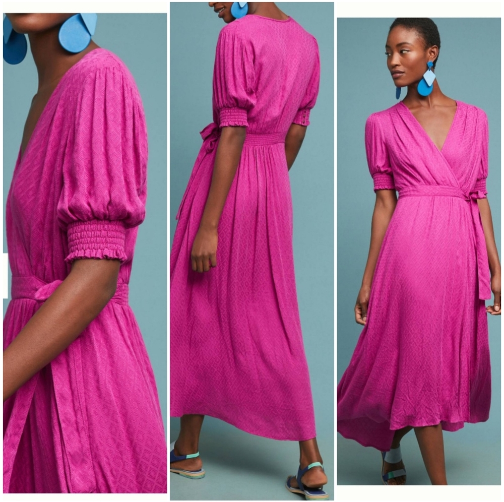 ANTHROPOLOGIE MAEVE "BREANNA" WRAP DRESS